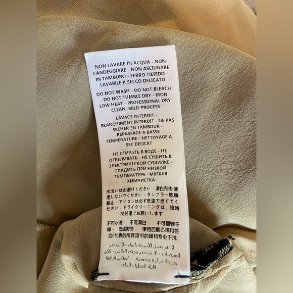 Stella McCartney Long Sleeve Black Lace Dress with Gold Zipper Accents - Picture 8 of 9